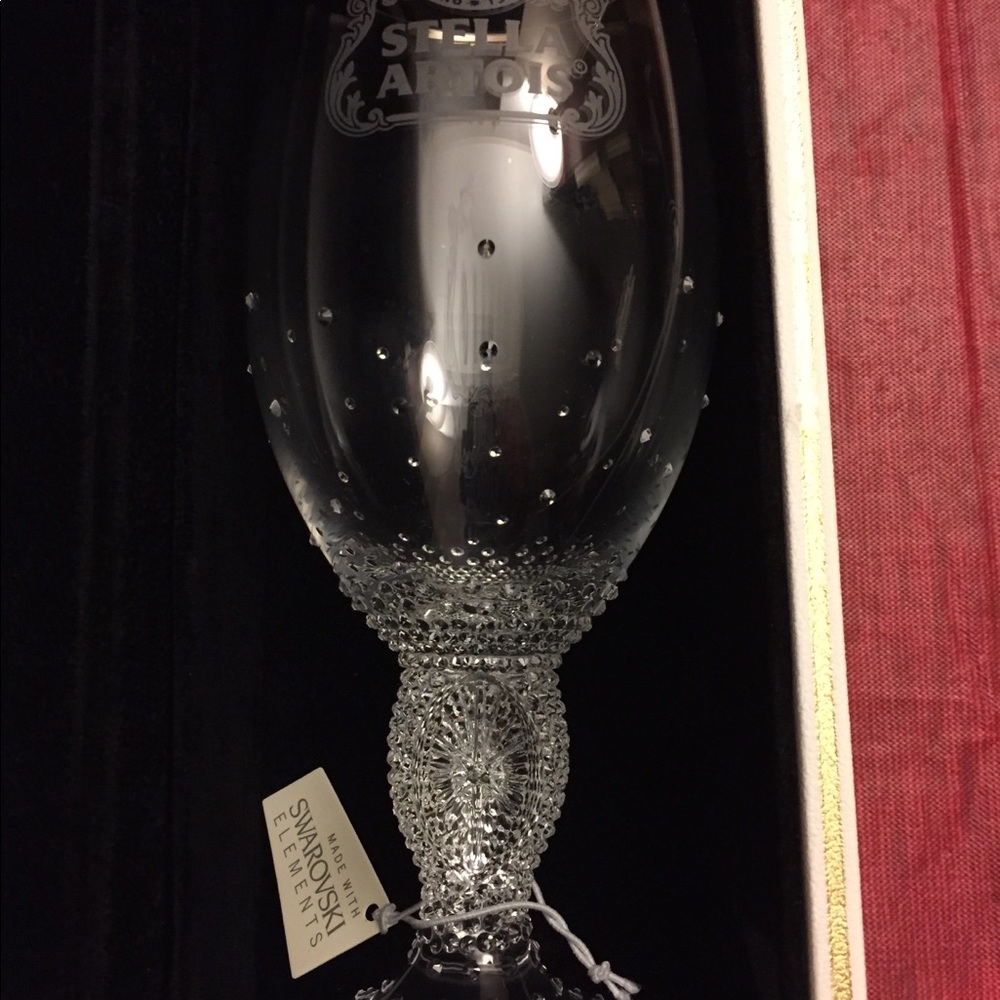 Stella Artois crystal studded chalice LMT EDT